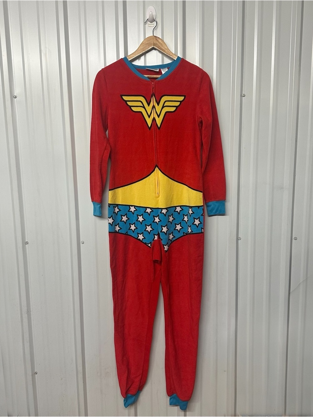 Women’s DC Comics Wonder Woman Fleece Union Suit Pajamas Cozy